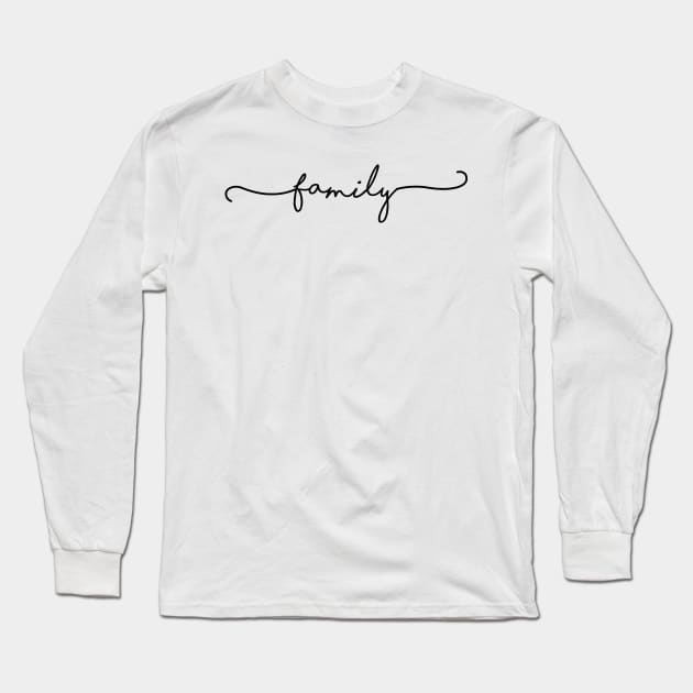 Family Long Sleeve T-Shirt by ghjura